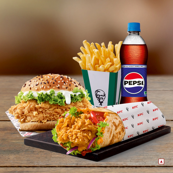 Thai Spicy Roll & Zinger Chicken Meal