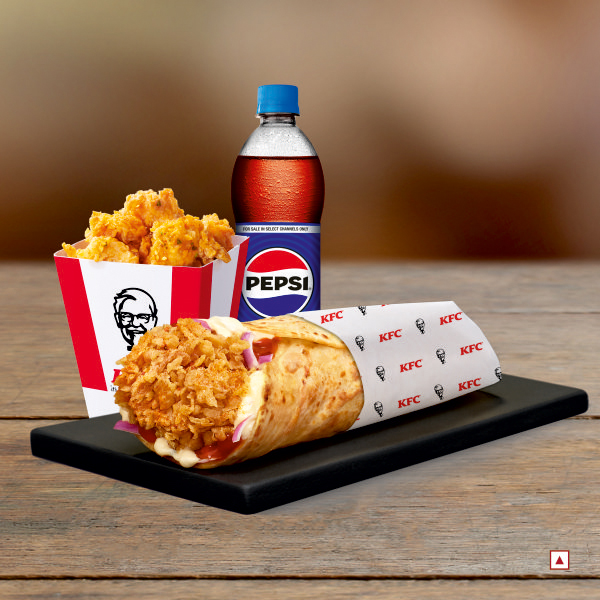 American Roll & Popcorn Chicken Meal