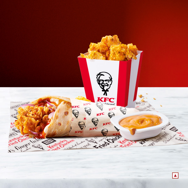 Classic Chicken Roll & Popcorn Meal