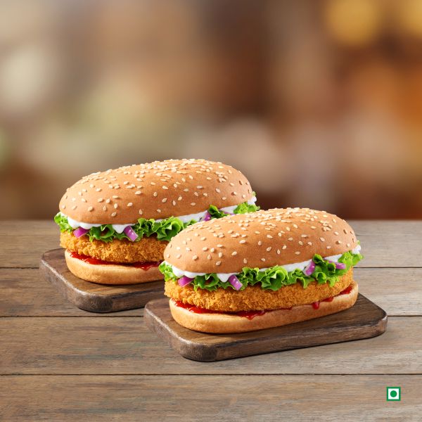 Veg Longer Burger - 2pc