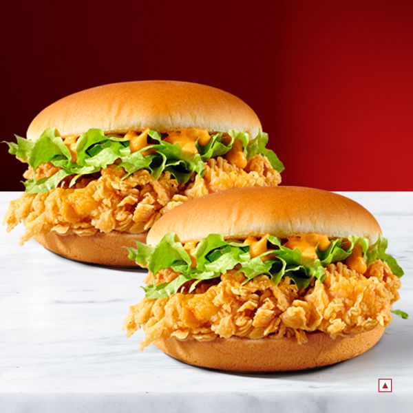 2 Classic Chicken Krisper Burgers