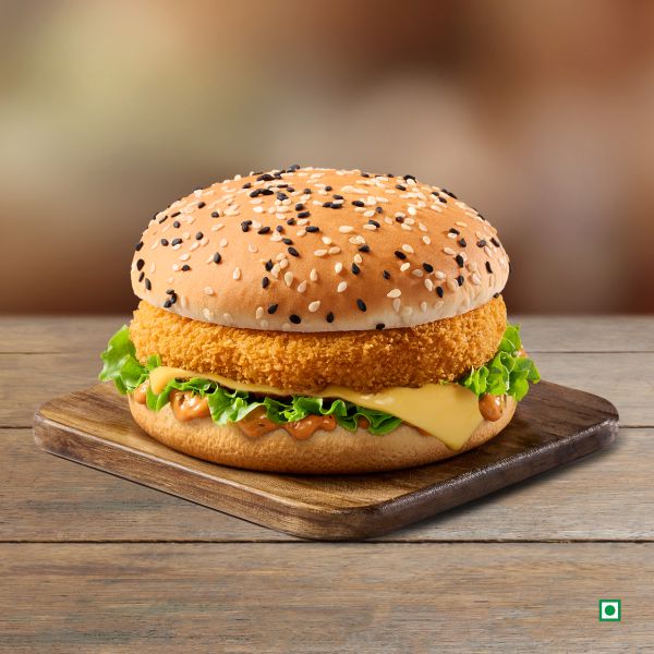 Veg Zinger Burger With Cheese