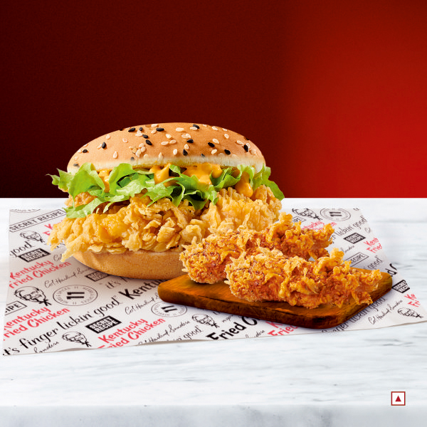 Chicken Krisper With 2 Chicken Strips