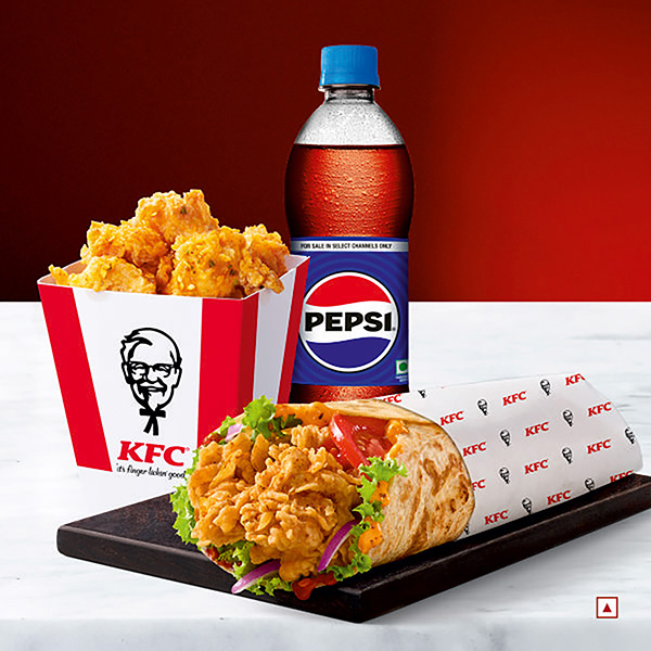 Thai Spicy Roll & Popcorn Chicken Meal
