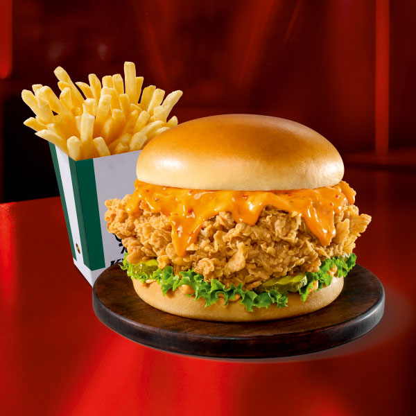 Gold Edition - Chicken Zinger Burger & Fries